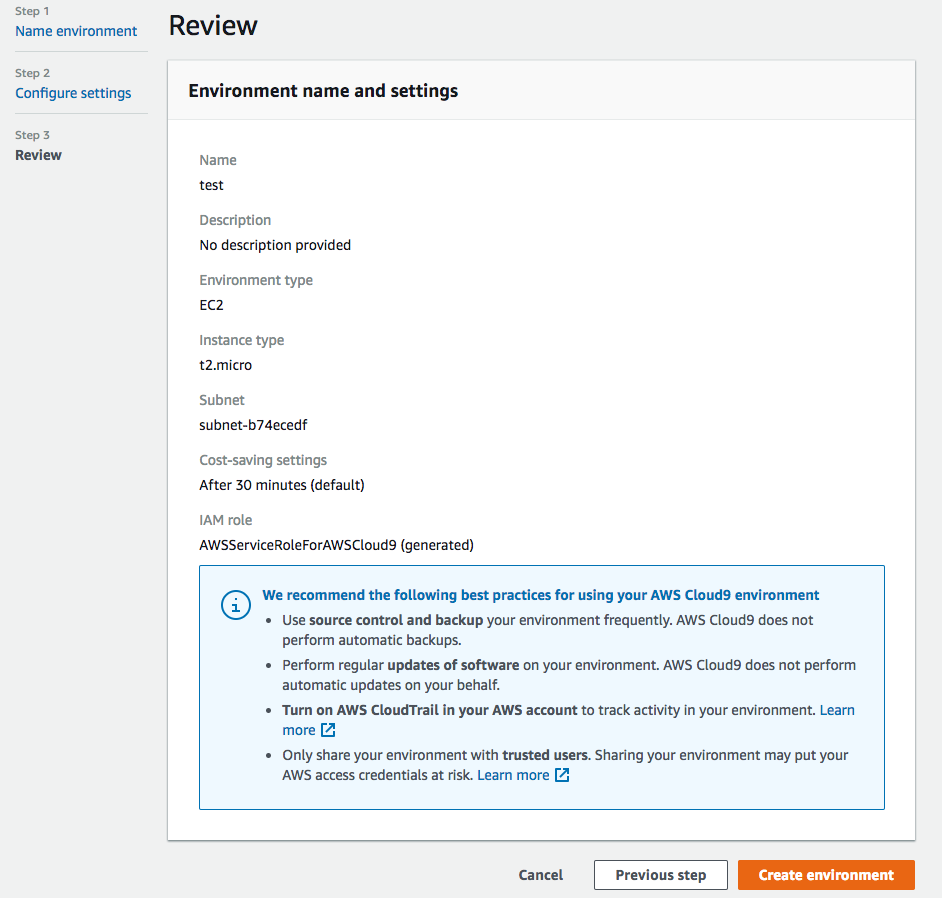 AWS Cloud9の登録・使用方法の紹介 |